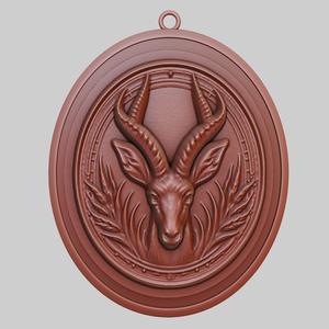 Antelope Animal Pendant Antelope Animal Necklace for CNC Router Laser & 3D Printer