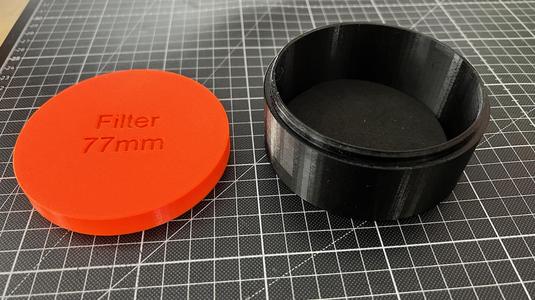Rundfilter Dose für 77mm Durchmesser Filter