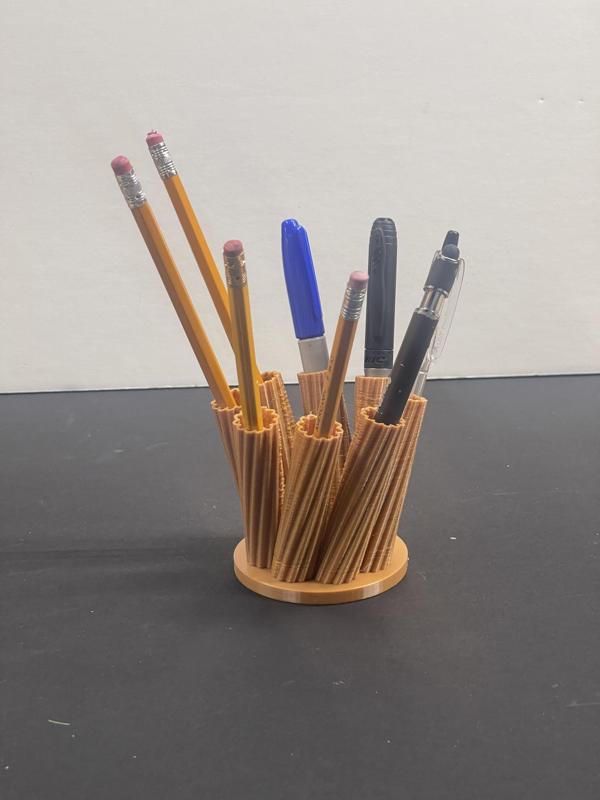 Pen-Pencil Holder - Fluted Sides