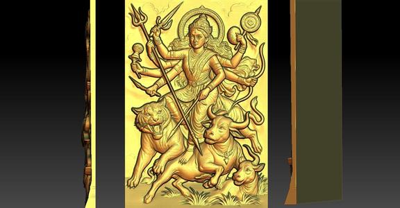 Durga CNC Relief Model