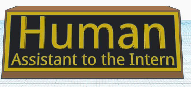 Job simulator Promotion nameplate
