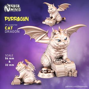 (Pre-supported) Cat Dragon (Purragon)