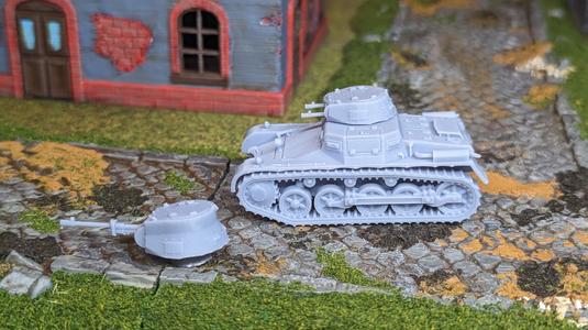 Panzer I Ausf.A (Sd.Kfz.101) + 3 Tankmen (Germany, 1934, Interwar + Spanish Civil War)