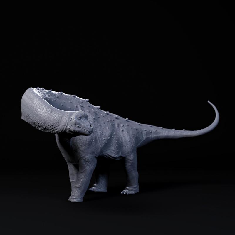 Magyarosaurus looking back 1-35 scale pre-supported dinosaur sauropod