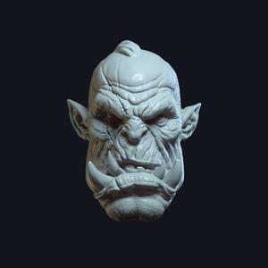 Orc v4 "action figure head" SET00