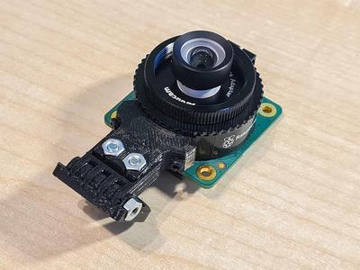 Raspberry Pi HQ Cam adjustable stand mount