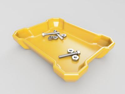 Small Parts Tray with Magnets!