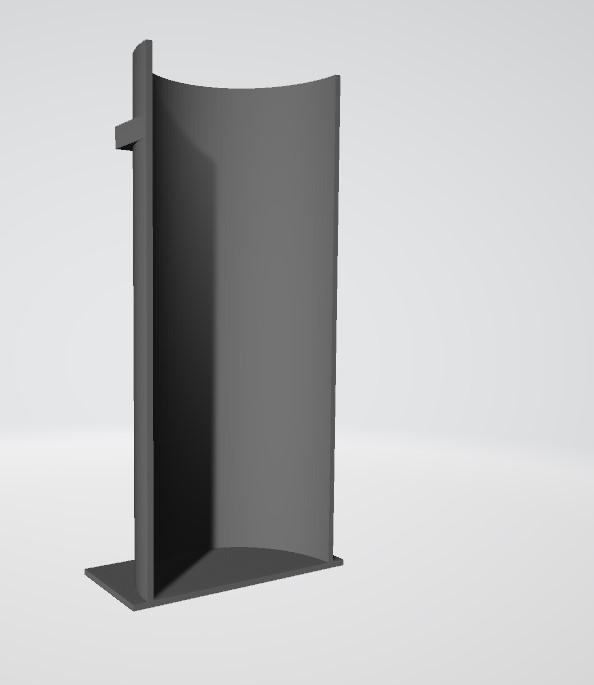 Rynna do pity / chute for folding wraps