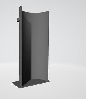 Rynna do pity / chute for folding wraps