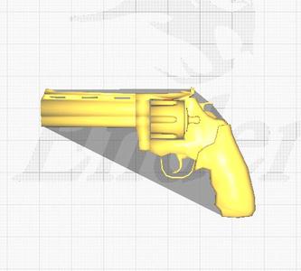 Revolver Hand Gun Prop