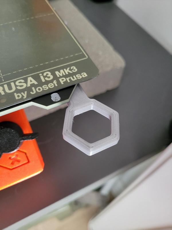 Prusa MK3 Hex Bed Handle