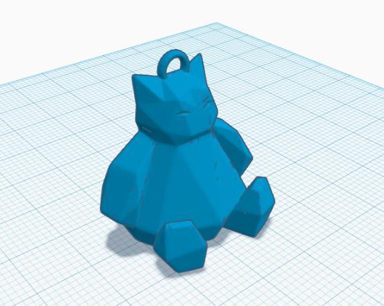 Snorlax Keychain