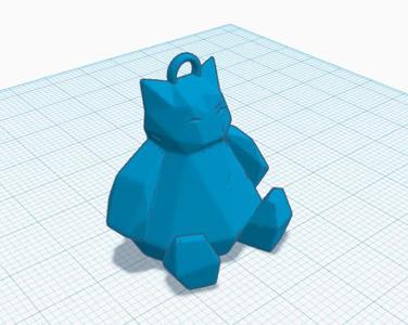 Snorlax Keychain