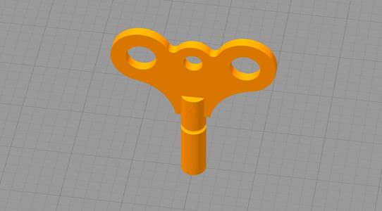 Toy Crank Key