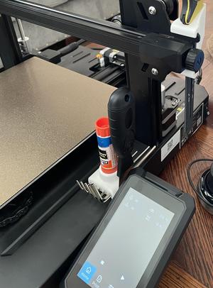 Scraper Mount / Hex Key Glue Stick Mount