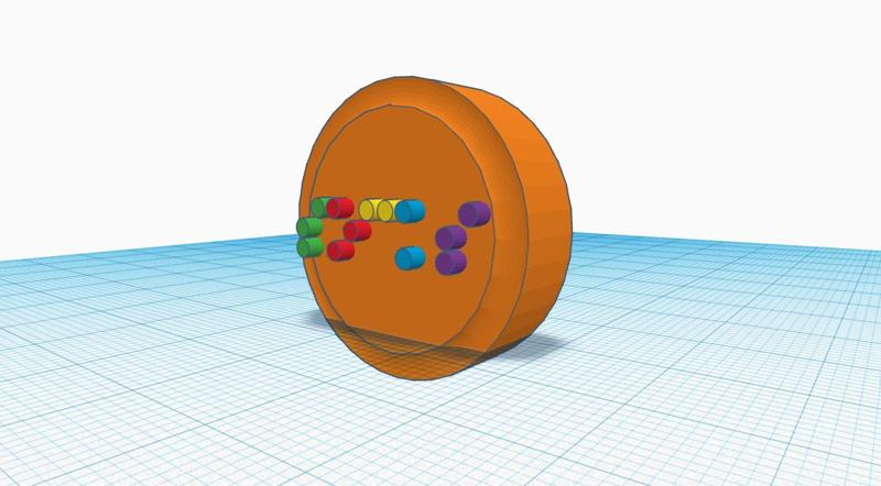 Braille knob handle