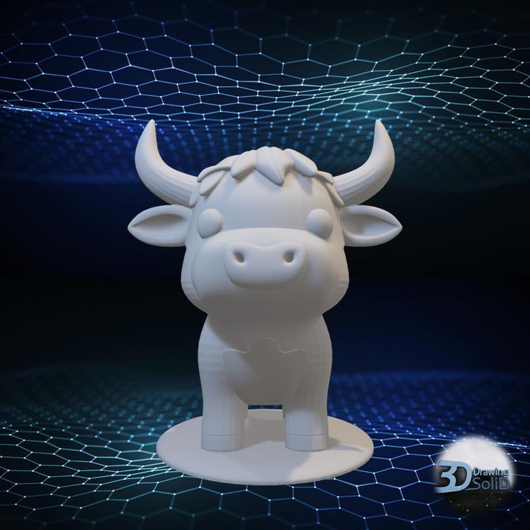 Cute Bull Decor