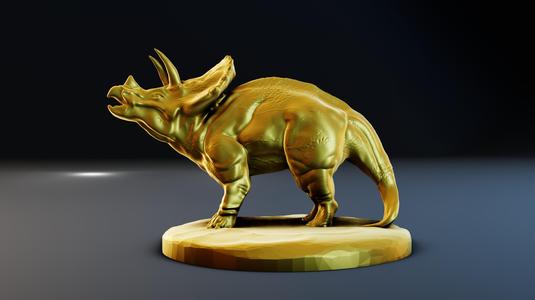 Triceratops dinosaur STL
