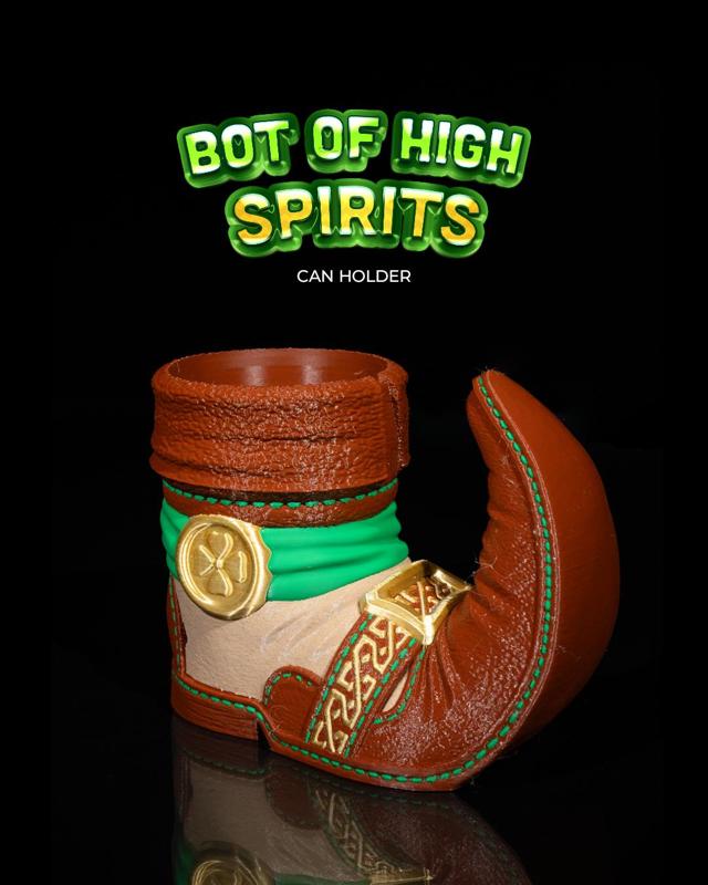 Boot of High Spirits Can Holder