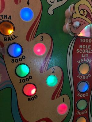 Pinball playfield lens
