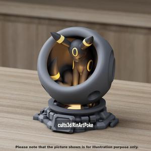 Umbreon in healing machine pods from pokemon