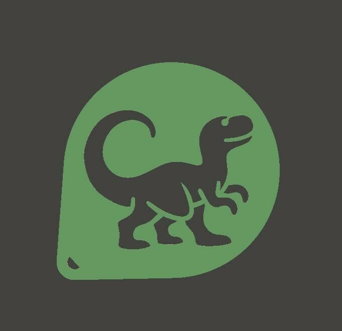 Cute Dinosaur Stencil 4