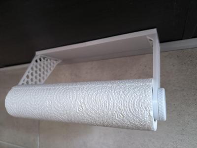 Hexagonal paper towel holder - base plate