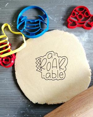 A-Roar-Able Plaque Cookie Cutter