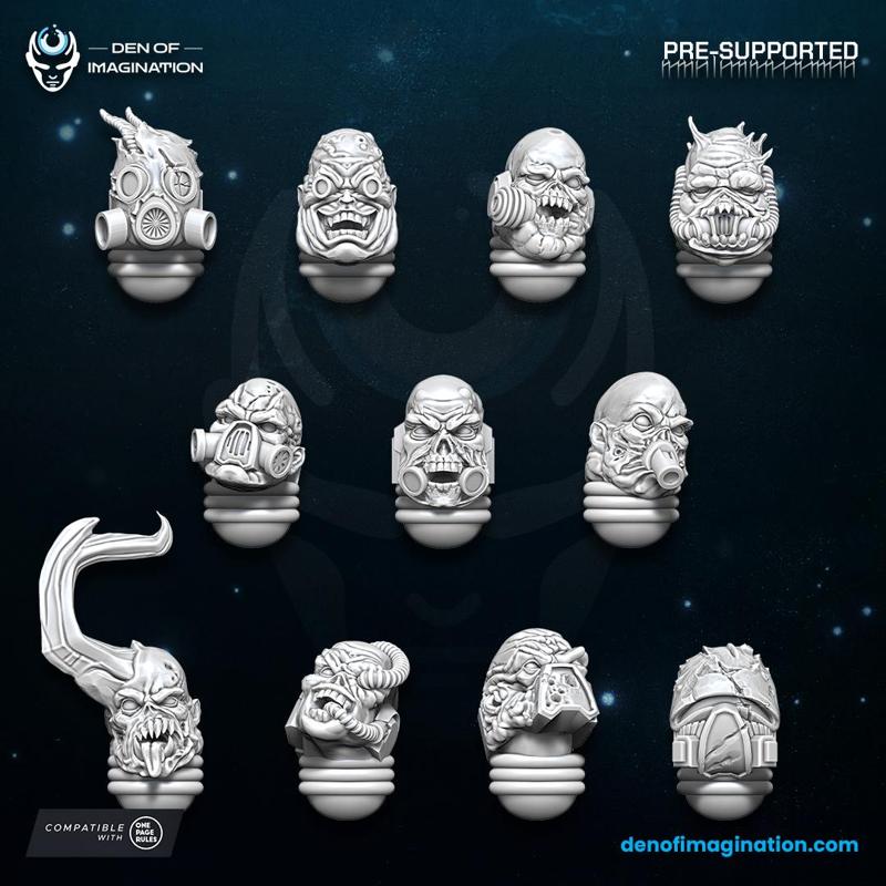 Chaos Plague - Plague Sons Head set