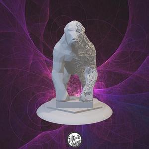Monkey - Ape - Simian - Spider Web and Low Poly - Mixture Model - SolidRawinGs