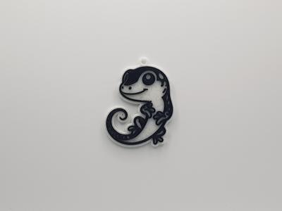 Cute Lizard Keychain