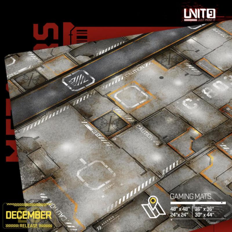 Concrete City - multi-format gaming mat