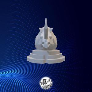 Geometricl Rhino - LowPoly - Bust - Head - Perfect Design - Easy Print - Decor - SoliDRawinGS0588