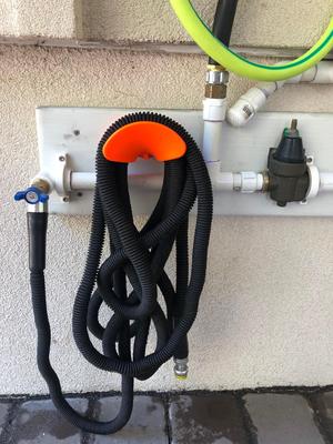 Garden hose hook (for silver bullet or other lightweight hoses).