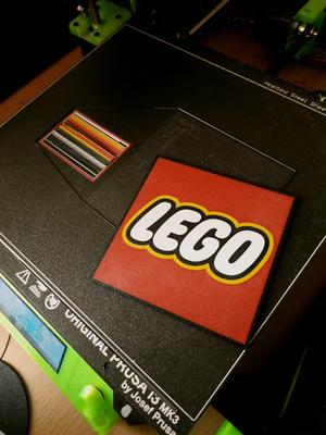 Lego Logo MMU print Coaster