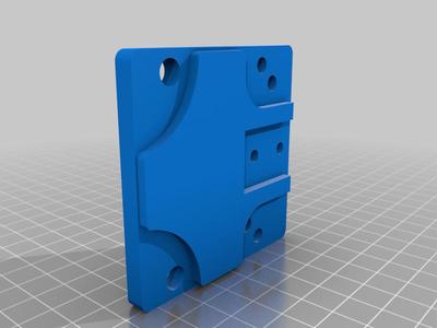 Tronxy X5SA Y-gantry plate with straight belt path