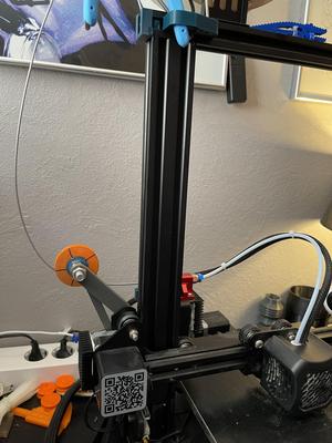 Ender 3 Filament guide with 608 bearing