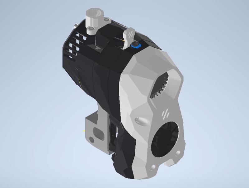 Back enclosure for Stealthburner with LGX Lite, EBB36 and PG7 umbilical