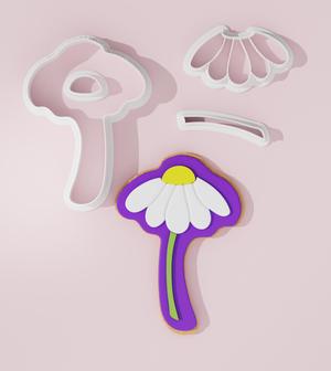 Flower #1 Cookie Cutter with CCHub Logo