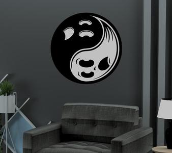 Yin Yang ghosts DECORATIVE HANGING HELP ME WITH 1 LIKE