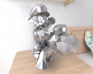 Mario Yoshi LowPoly