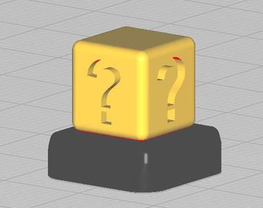 lucky block keycap
