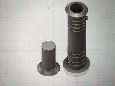 unextendable lightsaber container