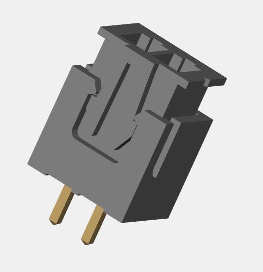 JST-HX 2-Way Straight Component