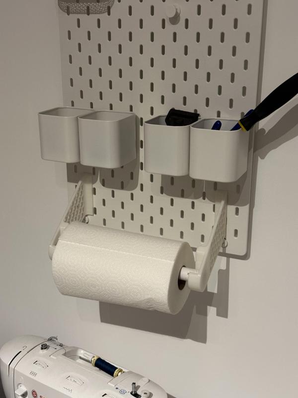Skadis Kitchen Roll Holder (using pipe)