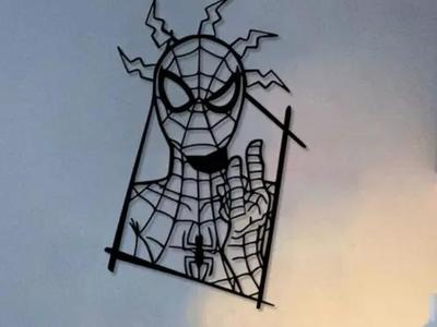 Spider man wall art 