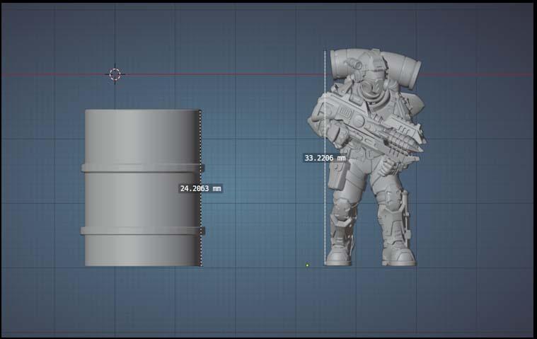 Barrel scatter terrain 28-32mm scale