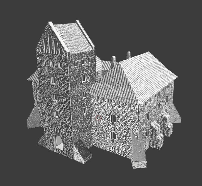 Model castle of Trakai