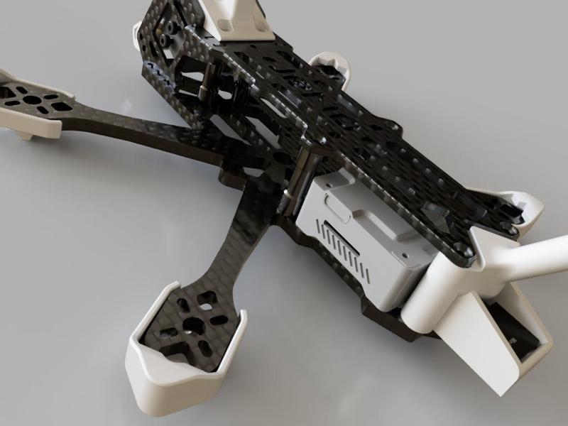 JeNo 3 Antenne Dji Air Unit o3 + mini GPS FlyFishRC M10