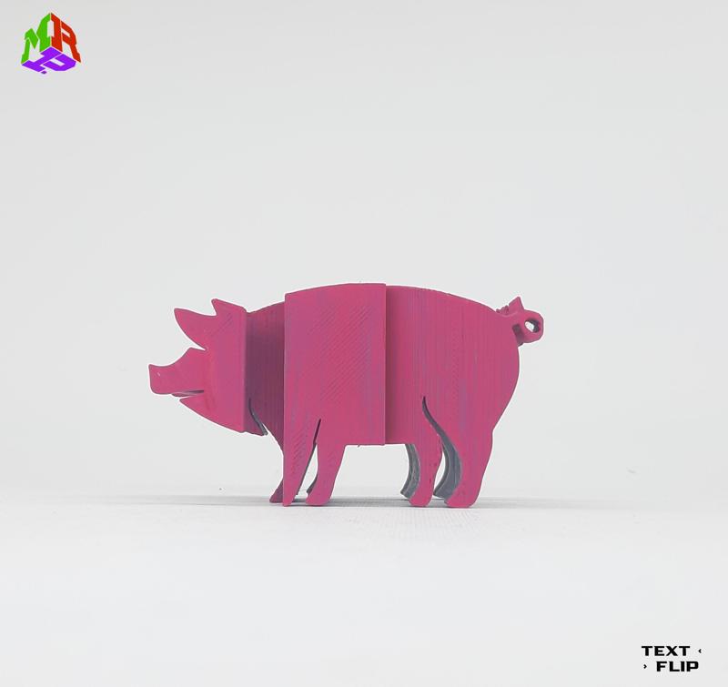 Text Flip - Pig